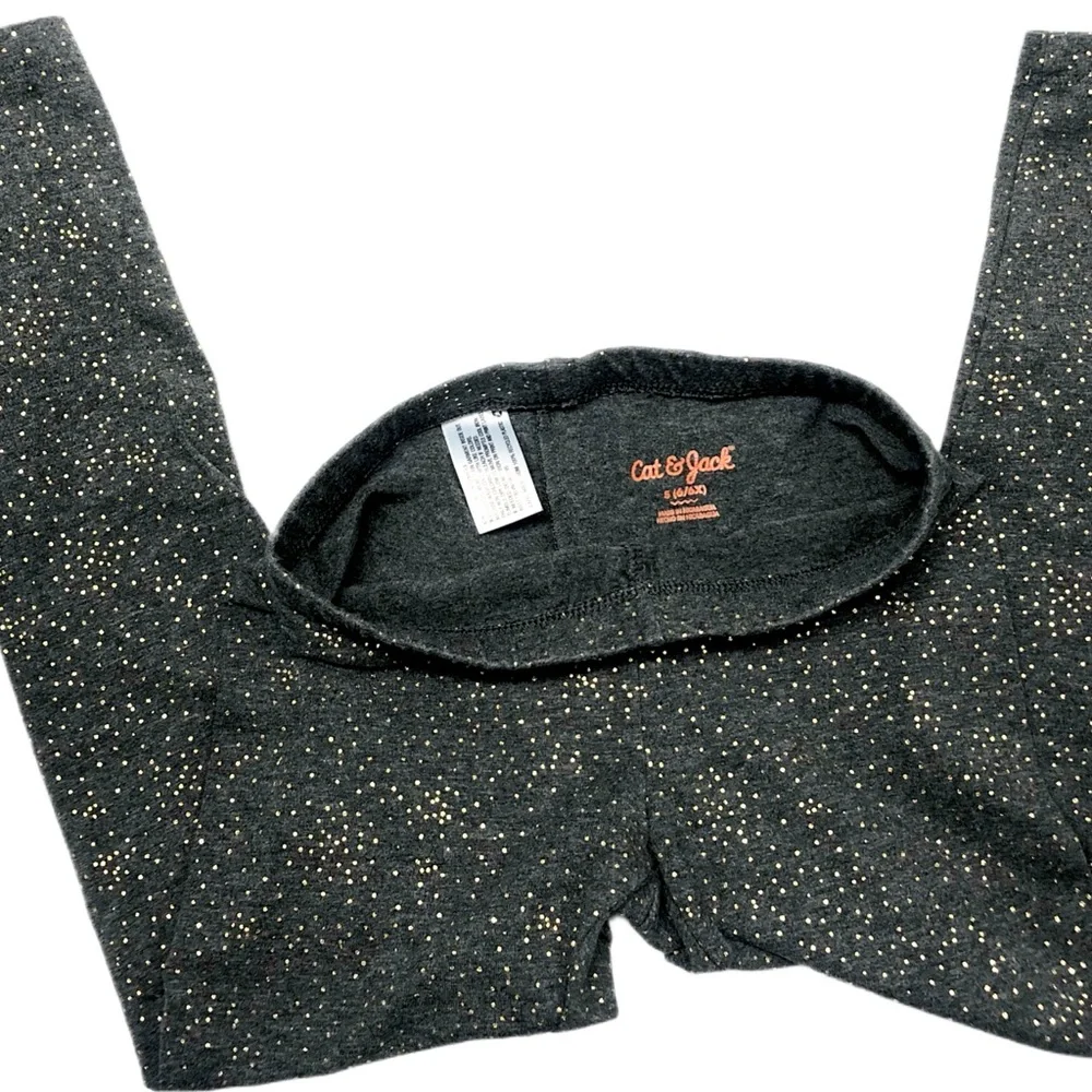 Wishful Park Girls Zippered Hoodie and Leggings Size 5-6